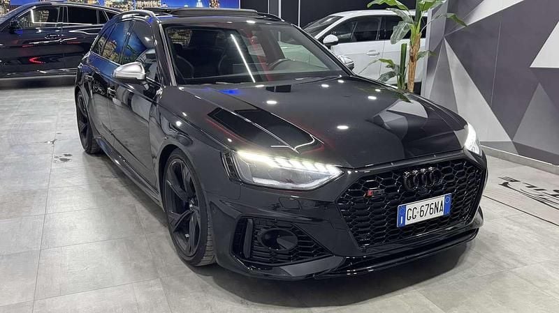 Usata Audi RS4 Ambiente 450 CV (330 kW) 2020 Nero Station wagon