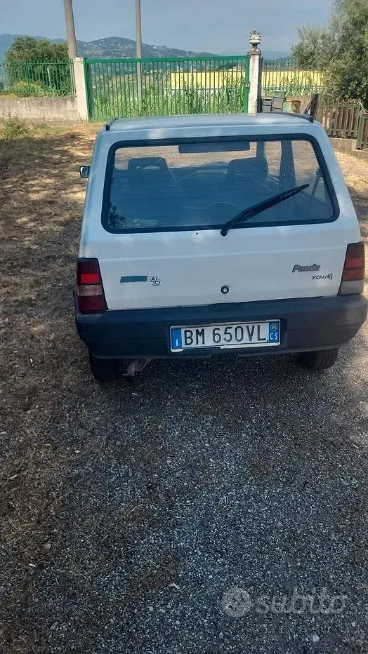 Usata Fiat Panda Young 39 CV (28 kW) 1998 Bianco Utilitaria