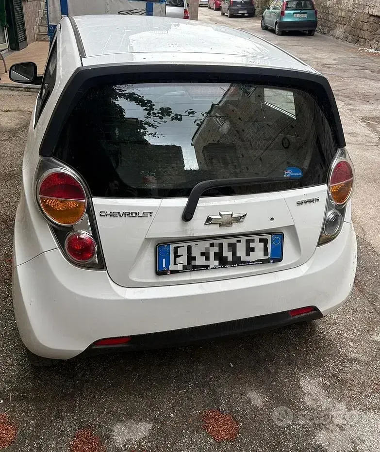 Usata Chevrolet Spark 68 CV (50 kW) 2012 Bianco Utilitaria