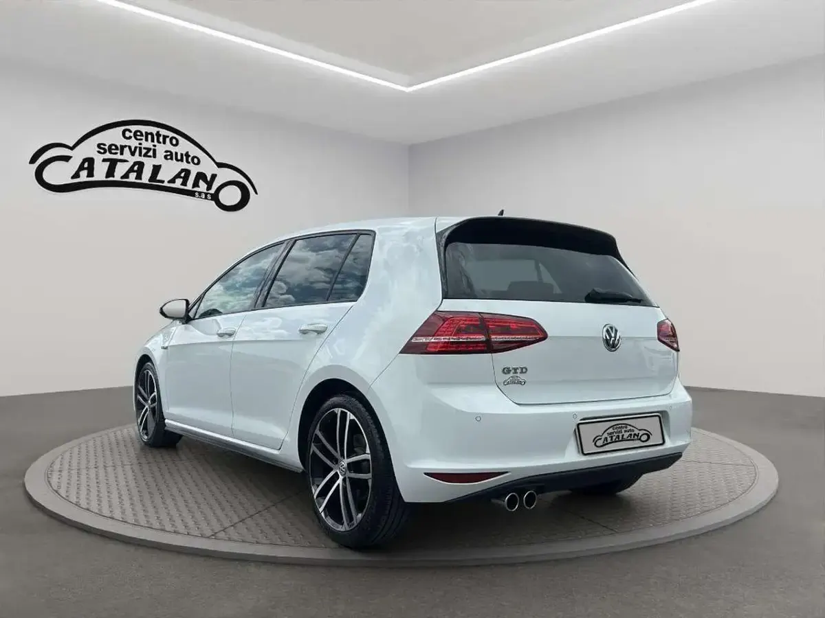 Usata VW Golf VII GTD 184 CV (135 kW) 2017 Bianco Berlina