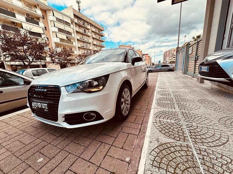 Usata Audi A1 90 CV (66 kW) 2013 Bianco Utilitaria