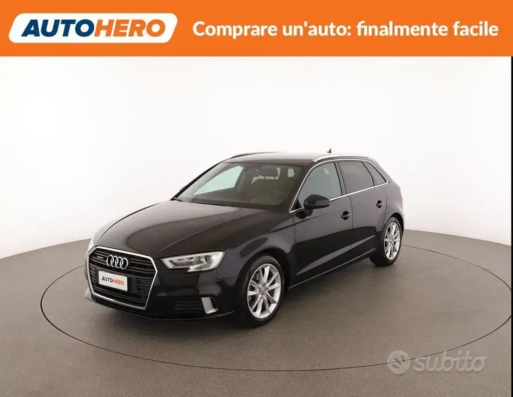 Usata Audi A3 Sport 184 CV (135 kW) 2017 Nero Berlina