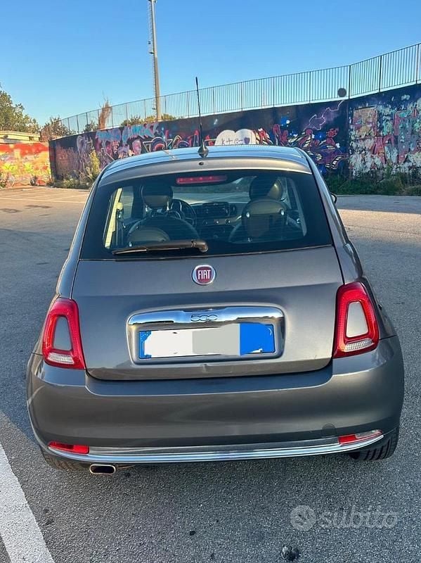 Usata Fiat 500 Lounge 69 CV (50 kW) 2016 Grigio Utilitaria