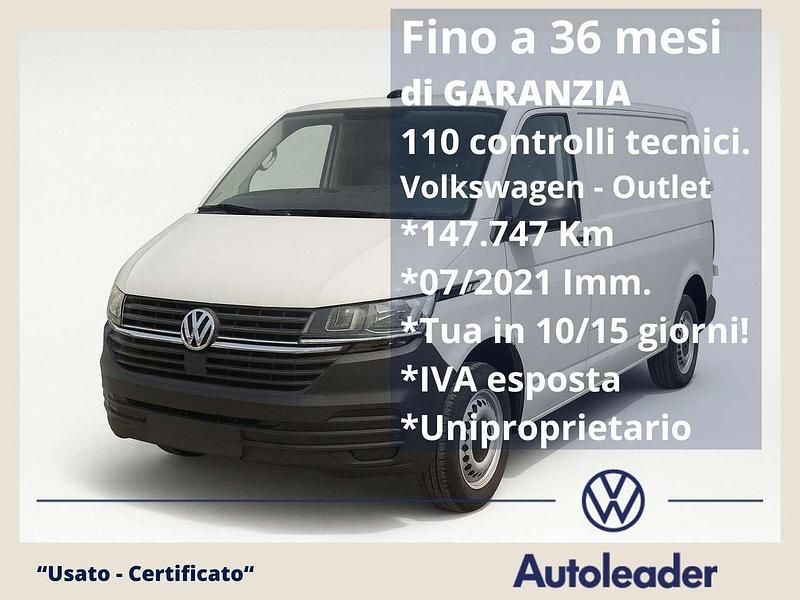 Usata VW T6.1 150 CV (110 kW) 2020 Bianco Furgone