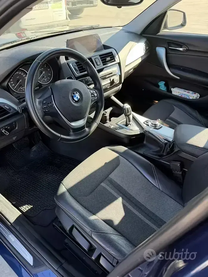 Usata BMW 116 116 CV (85 kW) 2017 Blu Utilitaria