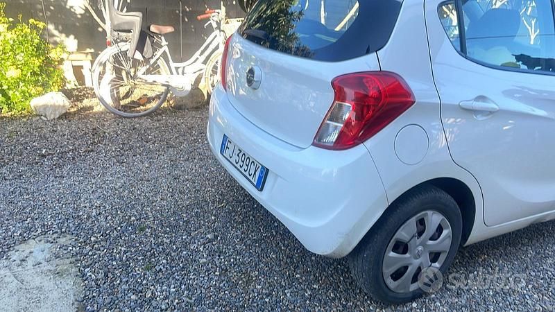 Usata Opel Karl 73 CV (53 kW) 2017 Bianco Utilitaria