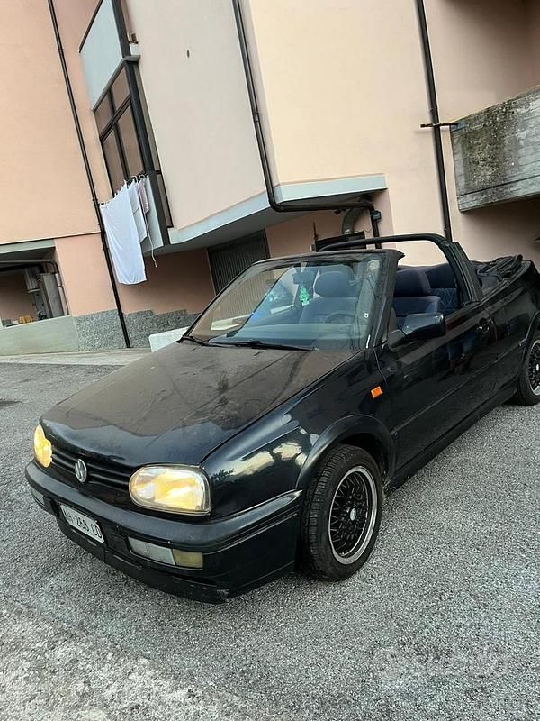 Usata VW Golf Cabriolet 1995 Nero Cabrio