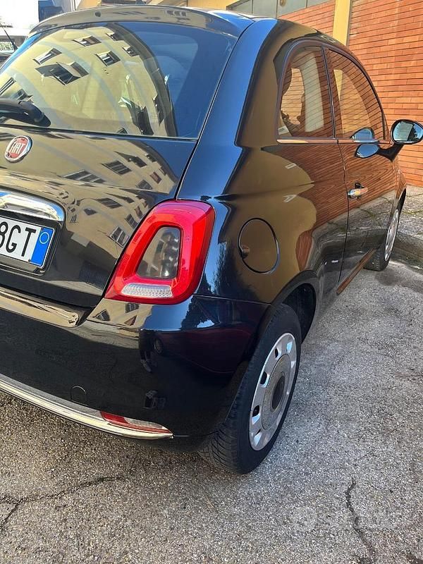Usata Fiat 500 Lounge 69 CV (50 kW) 2018 Nero Berlina