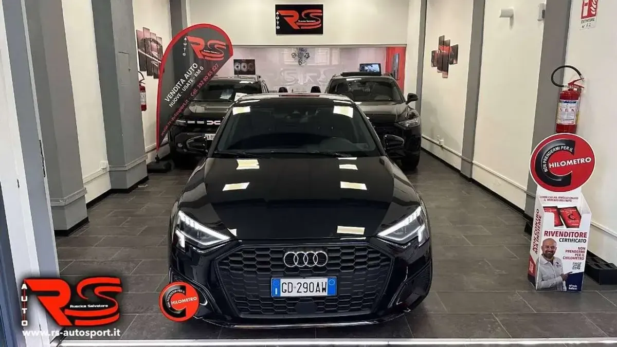 Usata Audi A3 Advanced 150 CV (110 kW) 2020 Nero Berlina