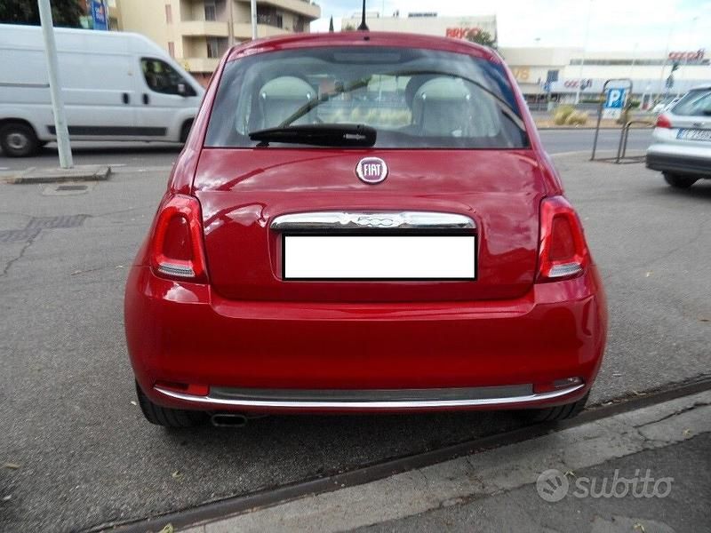 Usata Fiat 500 Lounge 69 CV (50 kW) 2017 Rosso Berlina
