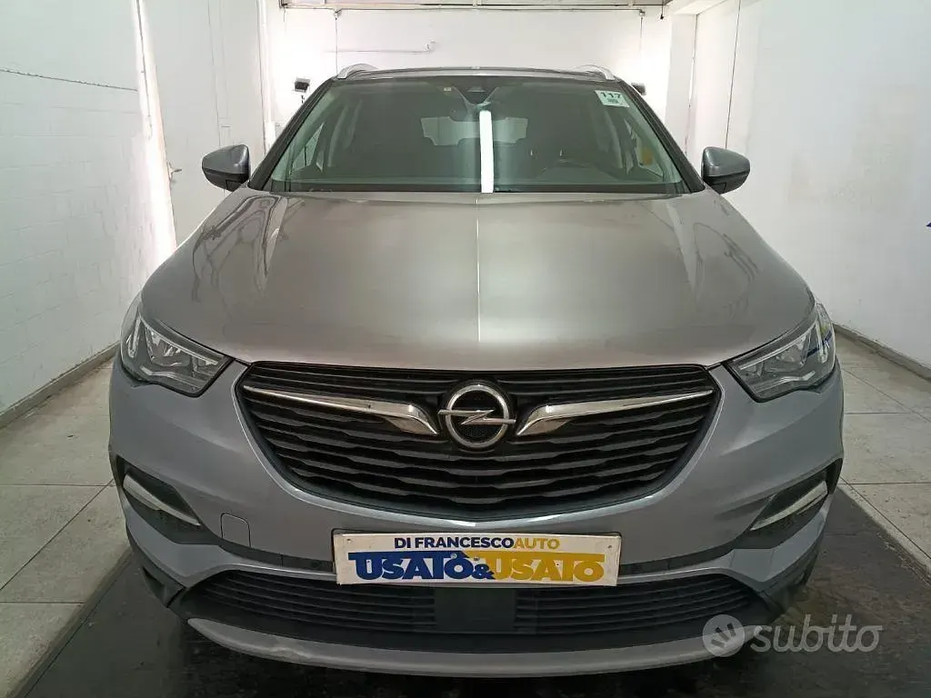 Usata Opel Grandland X S 120 CV (88 kW) 2018 Grigio metallizzato SUV