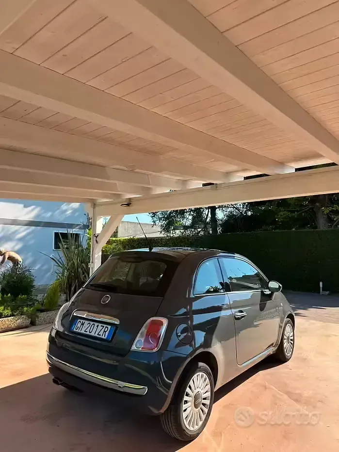 Usata Fiat 500 Lounge 69 CV (50 kW) 2010 Grigio Utilitaria
