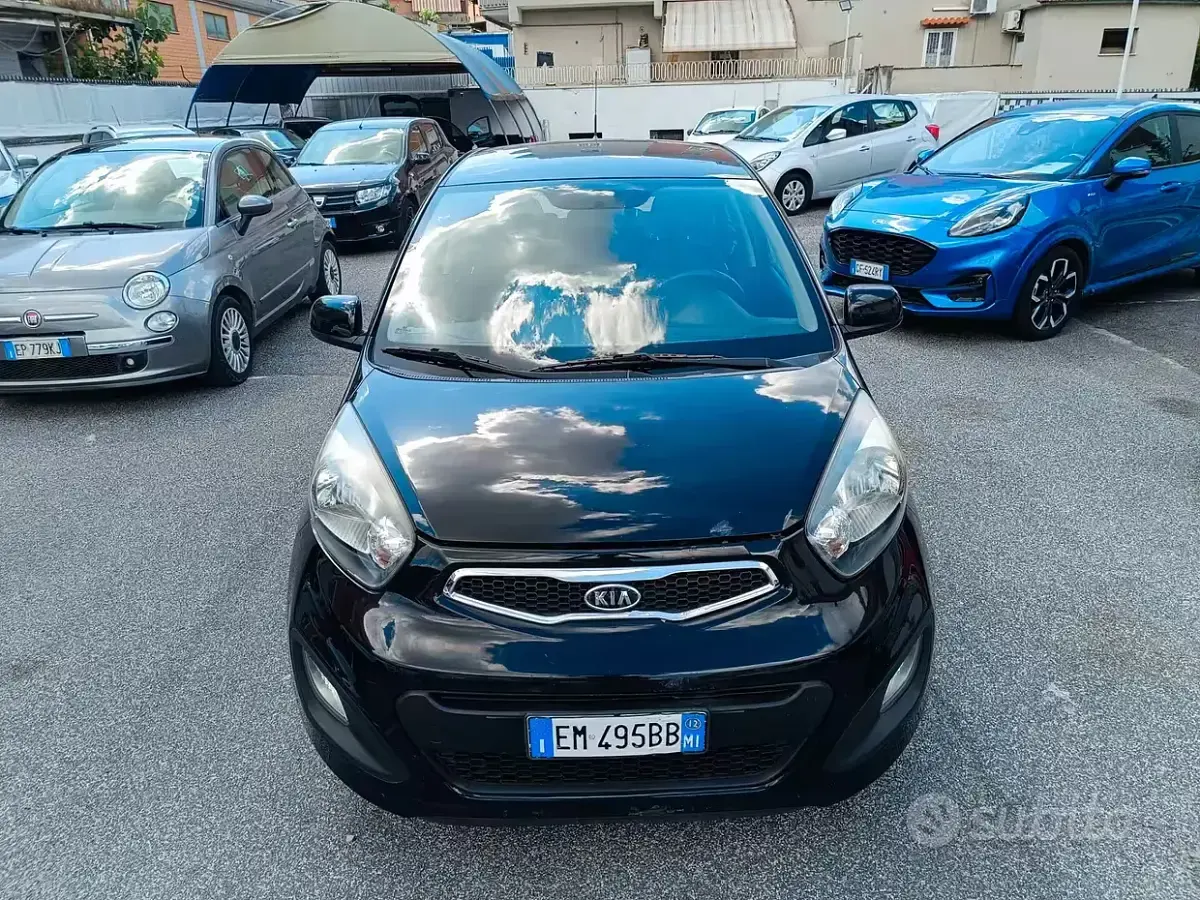 Usata Kia Picanto 69 CV (50 kW) 2012 Nero Utilitaria