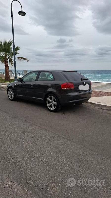 Usata Audi A3 125 CV (91 kW) 2007 Nero Utilitaria