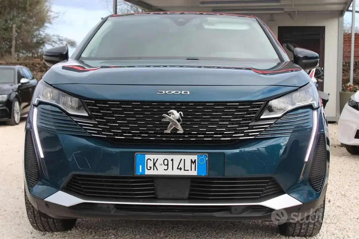 Usata Peugeot 3008 GT 131 CV (96 kW) 2022 Blu SUV