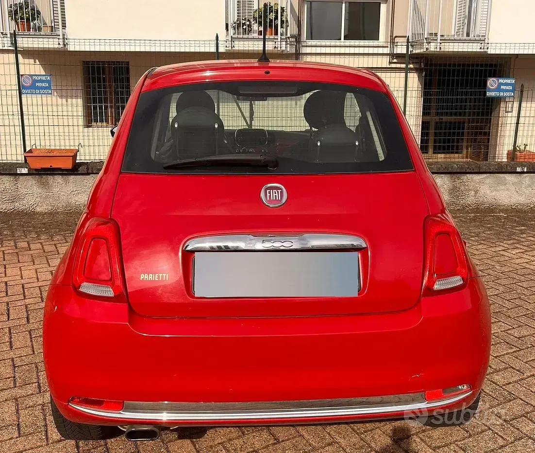 Usata Fiat 500 Lounge 69 CV (50 kW) 2016 Rosso Berlina