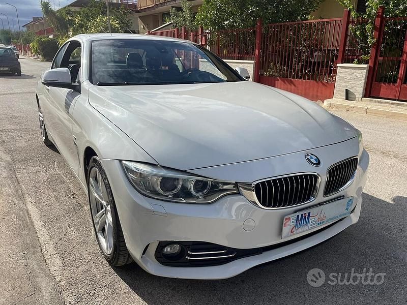 Usata BMW 420 Luxury Line 184 CV (135 kW) 2014 Bianco Cabrio