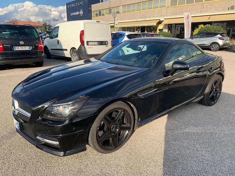 Usata Mercedes SLK250 Premium 204 CV (150 kW) 2012 Nero Cabrio