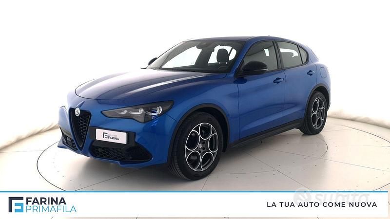 Blu Usata 2024 Alfa Romeo Stelvio Sprint SUV | 33.900 € (Buon prezzo) - Immagine 1/4