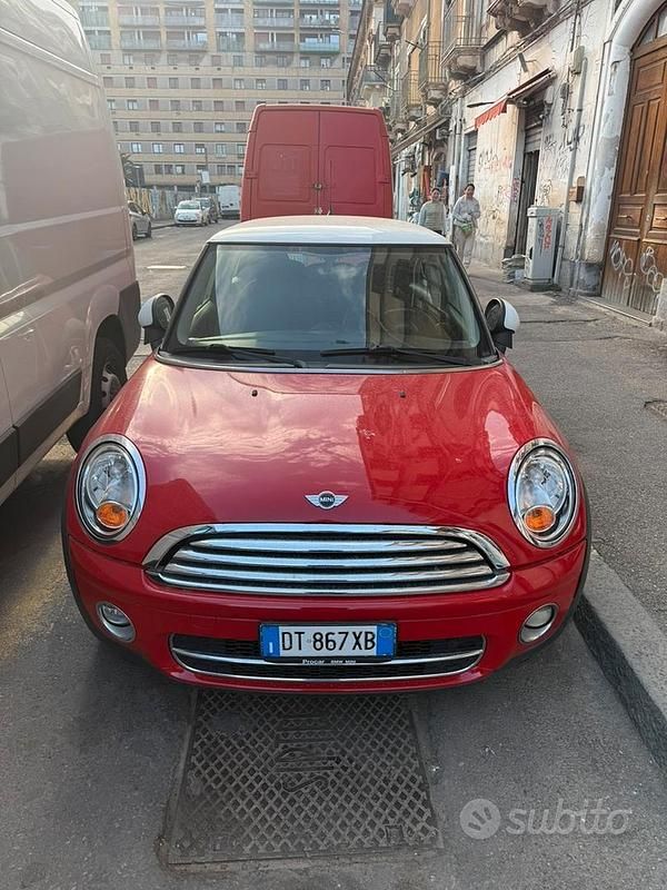Usata Mini Cooper 2009 Rosso Utilitaria