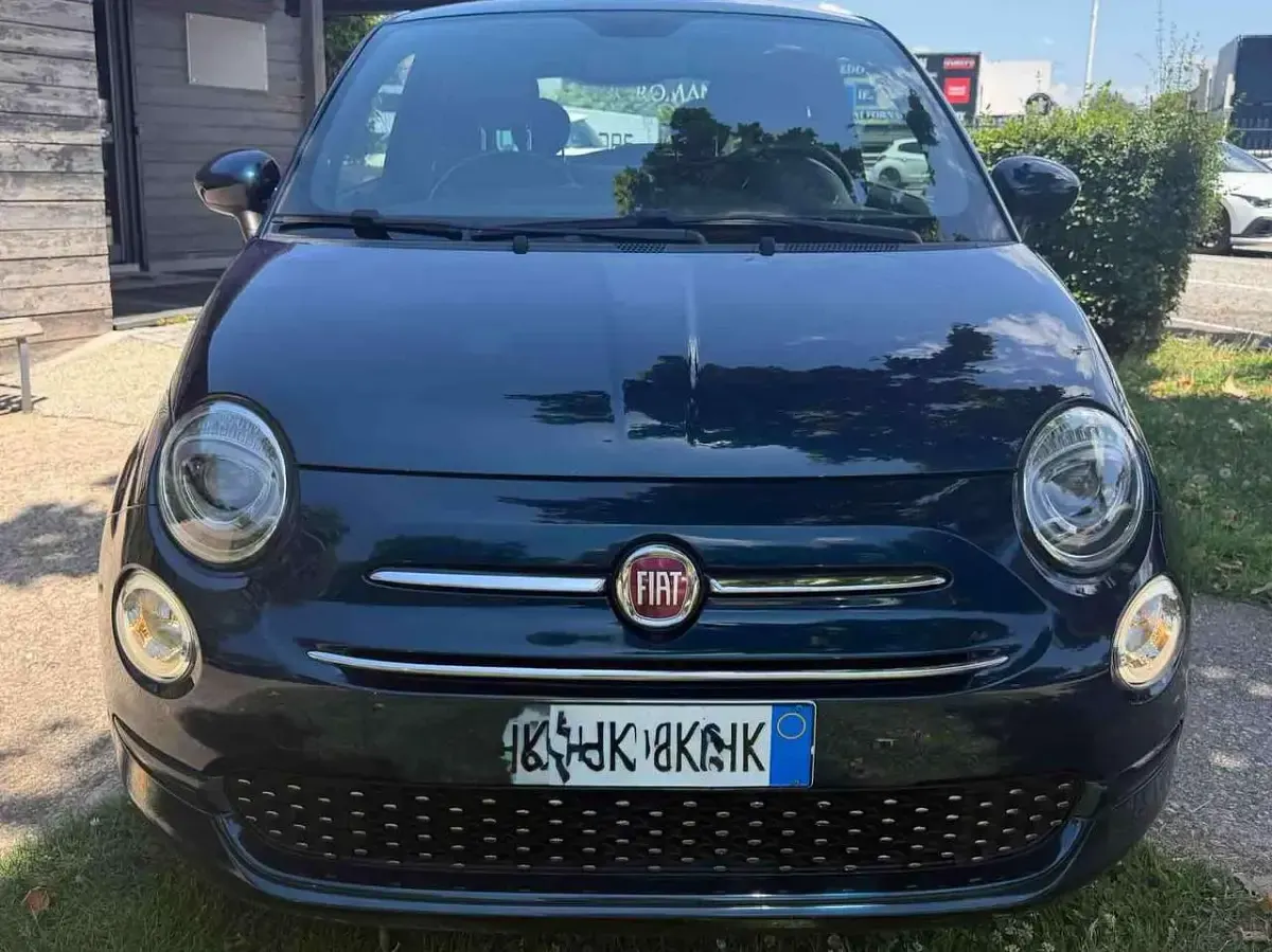 Usata Fiat 500 Lounge 69 CV (50 kW) 2019 Blu/azzurro Utilitaria
