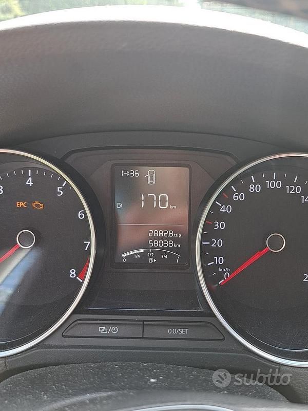 Usata VW Polo 75 CV (55 kW) 2014 Bianco Utilitaria