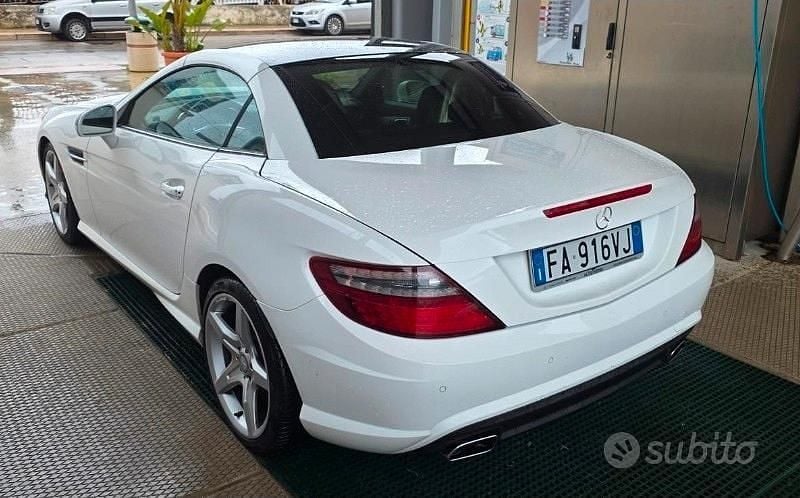 Usata Mercedes SLK250 Premium 204 CV (150 kW) 2015 Bianco Cabrio