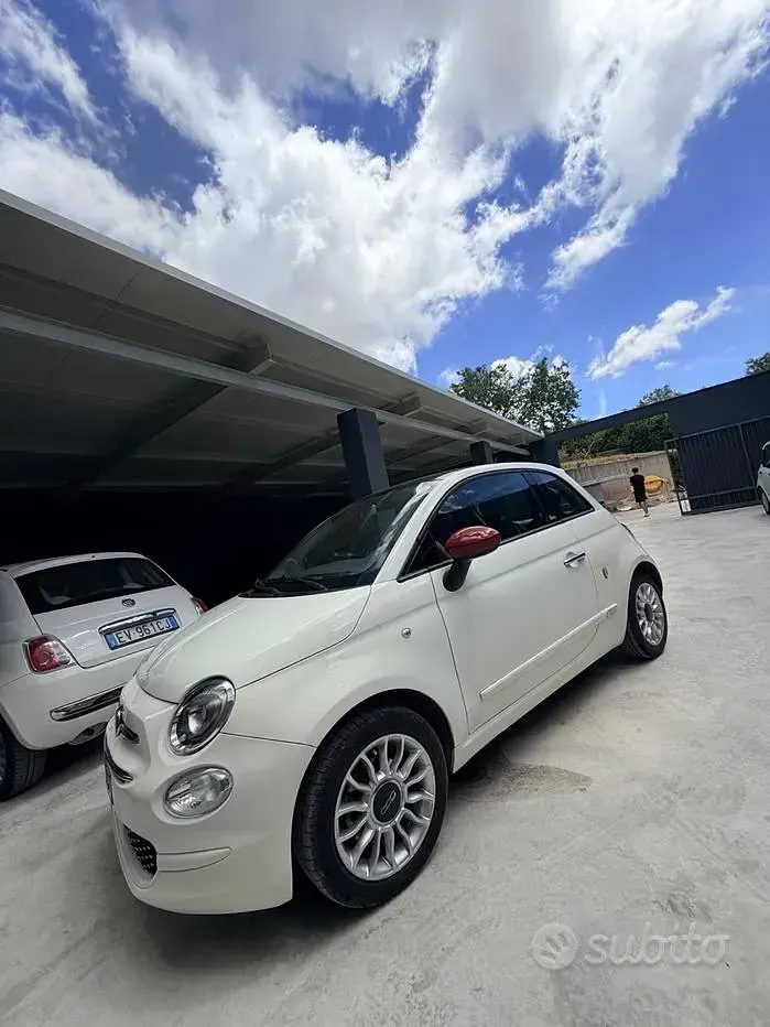 Usata Fiat 500 Lounge 75 CV (55 kW) 2008 Bianco Berlina
