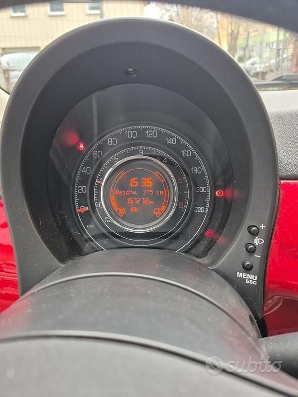 Usata Fiat 500 2008 Rosso Utilitaria