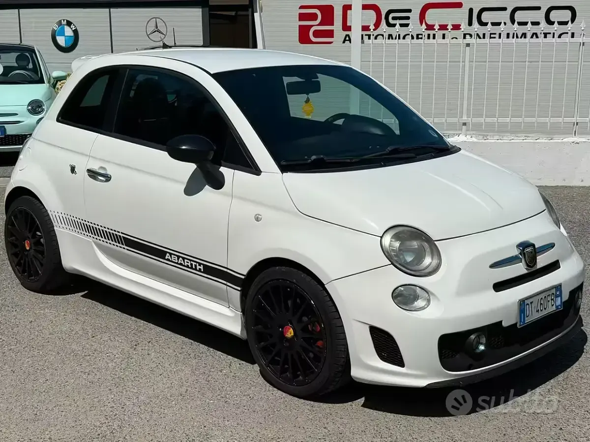 Usata Abarth 500 135 CV (99 kW) 2008 Bianco Utilitaria