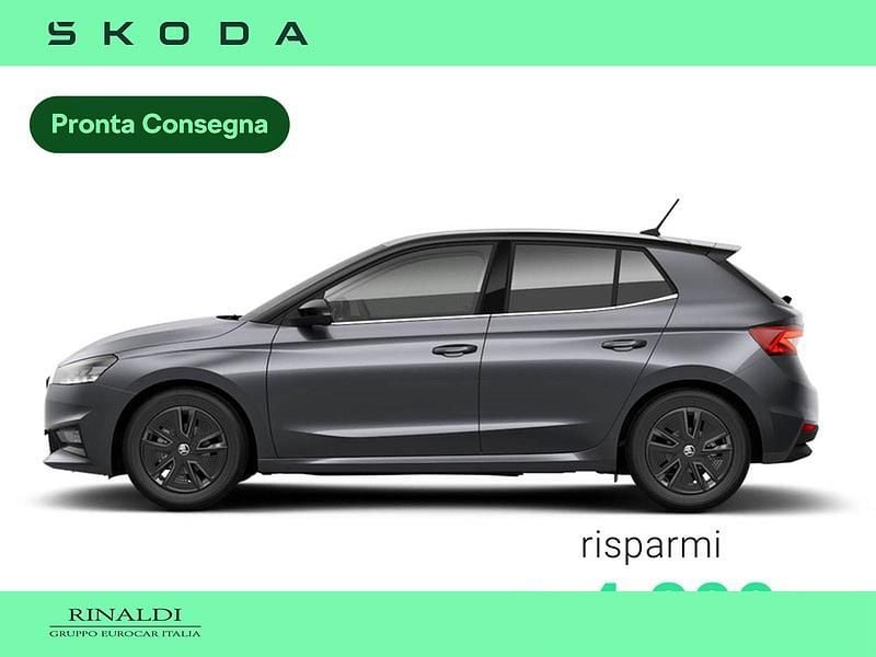 Nuova Skoda Fabia 116 CV (85 kW) 2026 Grigio graphite metallizzato nero tulipa Utilitaria