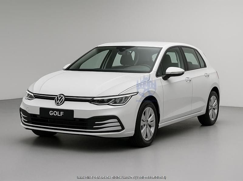 Usata VW Golf VIII Life 150 CV (110 kW) 2022 Bianco Utilitaria