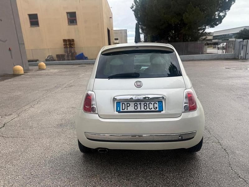 Usata Fiat 500 75 CV (55 kW) 2009 Bianco Cabrio