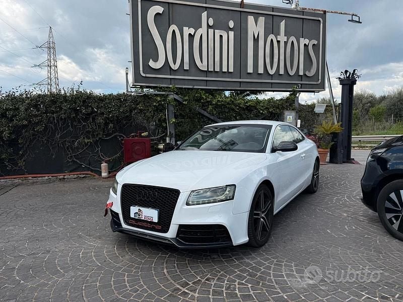 Usata Audi A5 170 CV (125 kW) 2010 Bianco Coupé