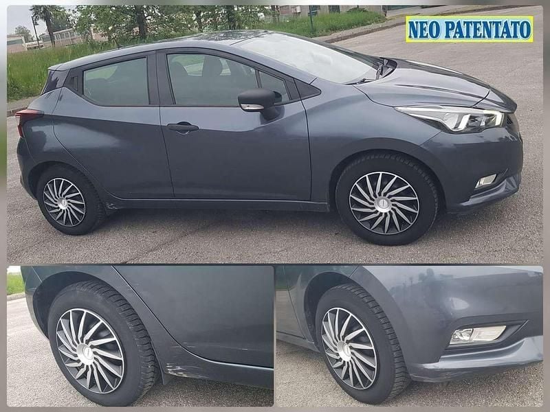 Usado Nissan Micra Visia+ 71 HP (52 kW) 2018 Cinzento Citadino