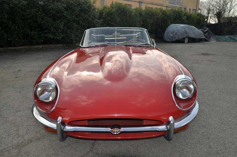 Usata Jaguar E-Type 199 CV (146 kW) 1969 Rosso Cabrio