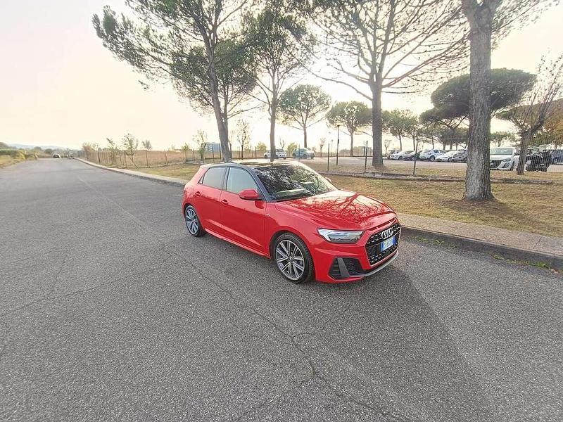 Usata Audi A1 Sportback S-Line 116 CV (85 kW) 2020 Rosso Utilitaria
