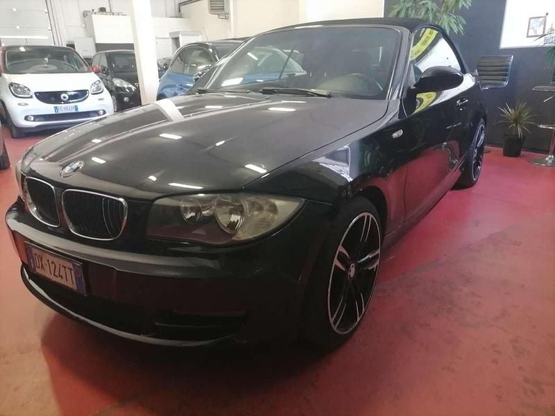 Usata BMW 120 Cabriolet 177 CV (130 kW) 2009 Nero Cabrio