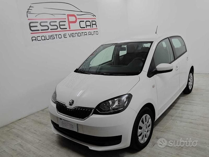 Usata Skoda Citigo Active 60 CV (44 kW) 2019 Bianco Utilitaria