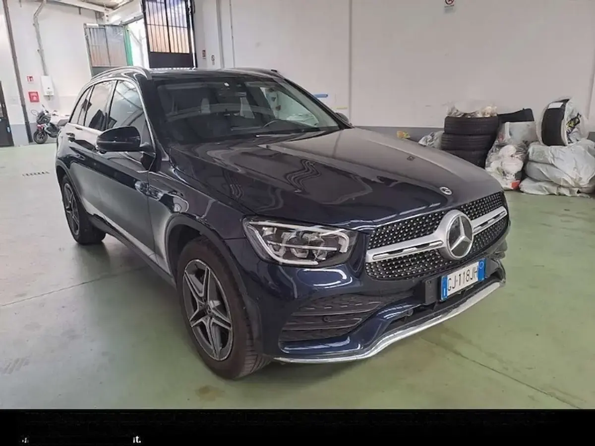 Usata Mercedes GLC220 Premium 194 CV (142 kW) 2022 Blu SUV