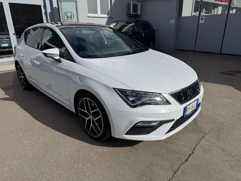 Usata Seat Leon FR 150 CV (110 kW) 2018 Bianco Berlina