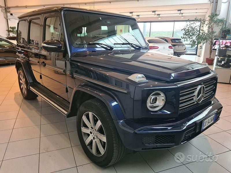 Usata Mercedes G400 Exclusive 330 CV (242 kW) 2023 Blu canvasite SUV