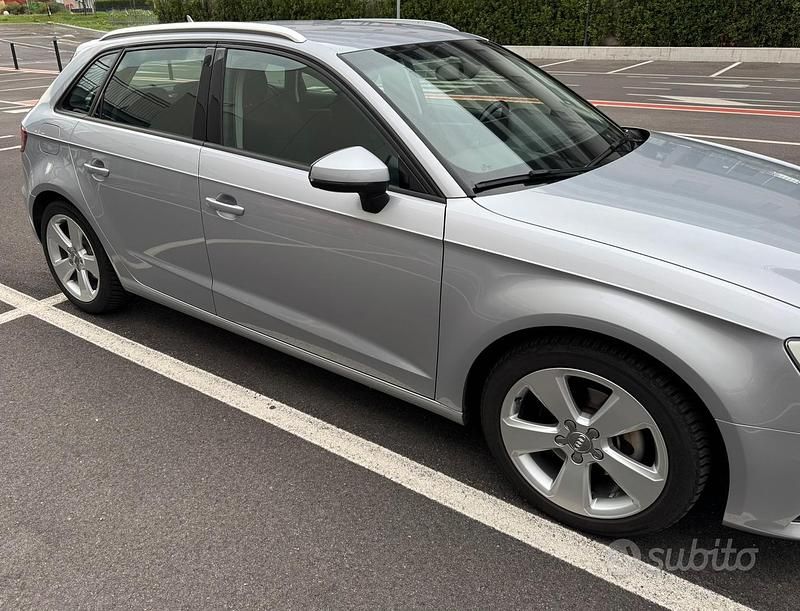 Usata Audi A3 Ambition 110 CV (80 kW) 2015 Grigio Berlina