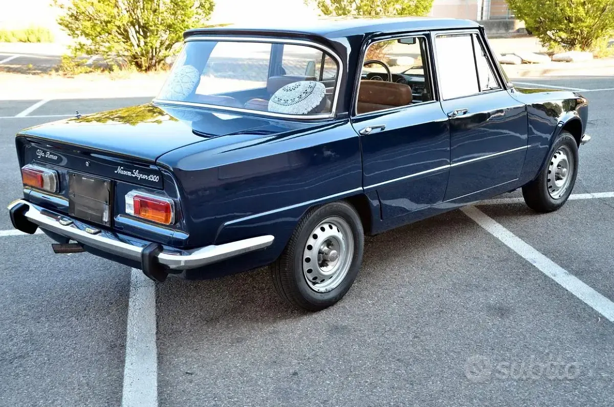 Usata Alfa Romeo Giulia Super 1970 Bluazzurro Berlina