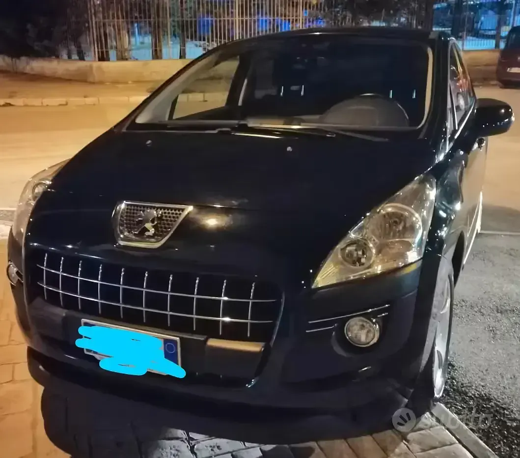 Usata Peugeot 3008 109 CV (80 kW) 2011 Nero Station wagon