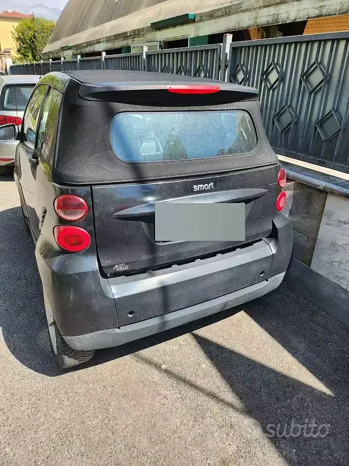 Usata Smart ForTwo Cabrio 71 CV (52 kW) 2008 Nero Cabrio