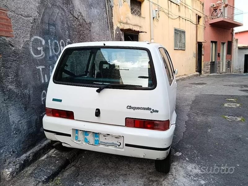 Usata Fiat Cinquecento 1992 Bianco Utilitaria