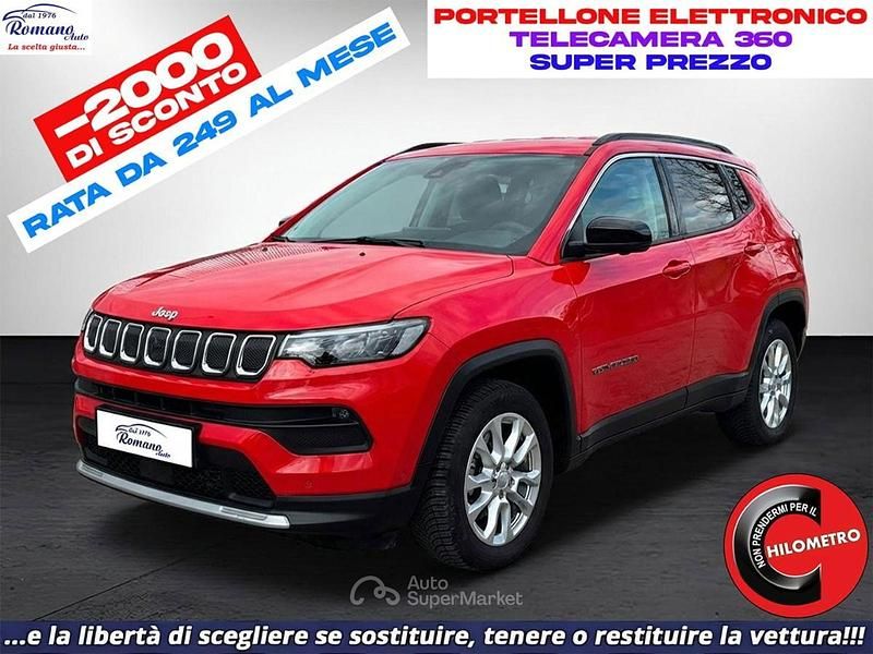 Usata Jeep Compass Limited 131 CV (96 kW) 2024 Rosso SUV