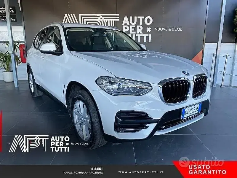 Usata BMW X3 Advantage 190 CV (139 kW) 2020 Bianco SUV