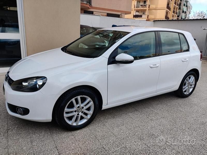 Brugt VW Golf VI 105 HK (77 kW) 2010 Hvid Hatchback